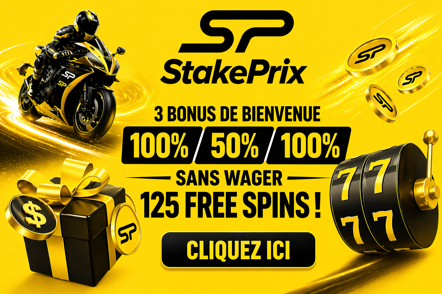 StakePrix : offre de bienvenue sans wager